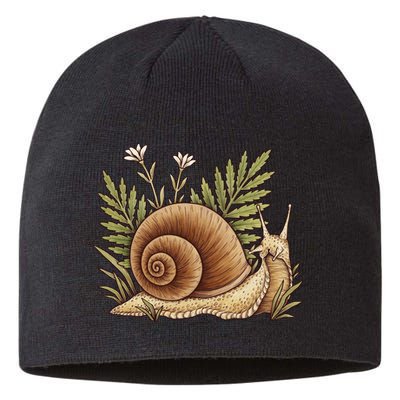 Snail With Plants Sustainable Beanie