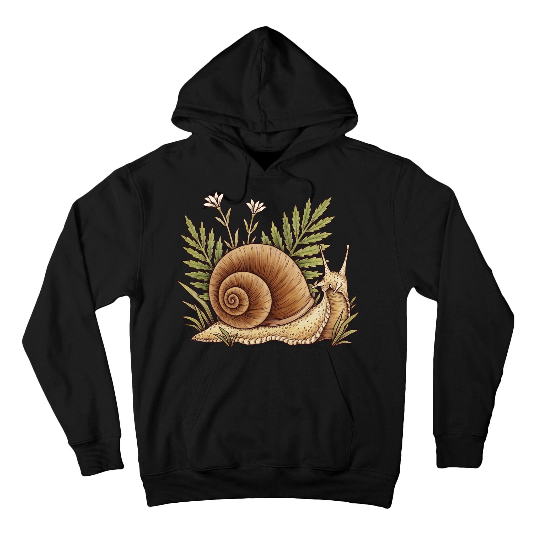 Snail With Plants Tall Hoodie