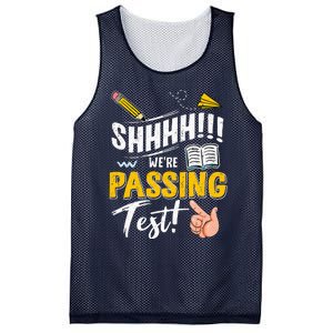 Shhh WeRe Passing Test Day Testing Teachers Completing Mesh Reversible Basketball Jersey Tank