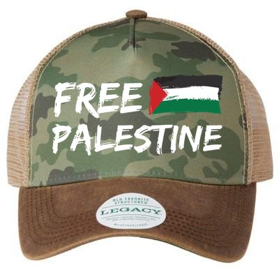 Stand With Palestine Free Palestine Legacy Tie Dye Trucker Hat