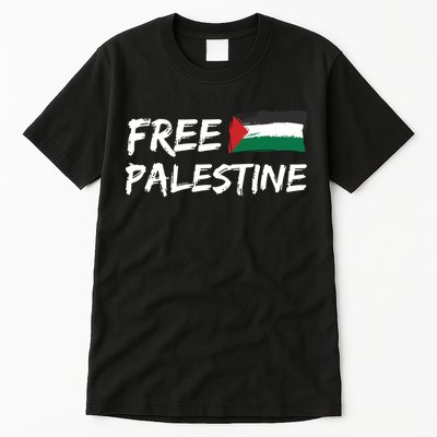 Stand With Palestine Free Palestine Tall T-Shirt