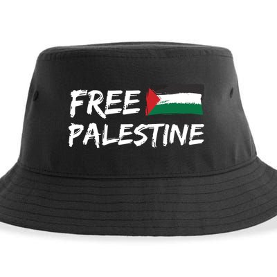 Stand With Palestine Free Palestine Sustainable Bucket Hat