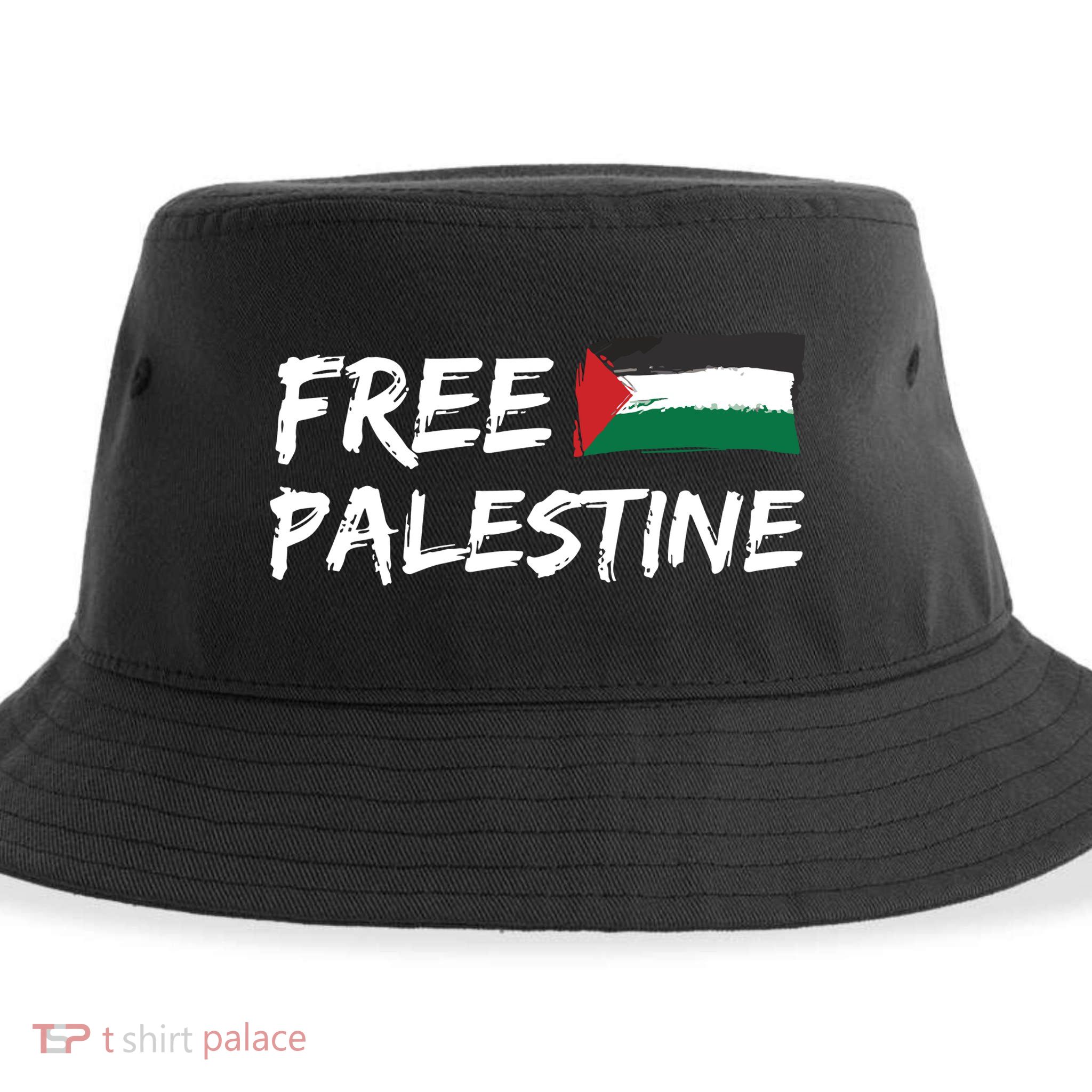 Stand With Palestine Free Palestine Sustainable Bucket Hat
