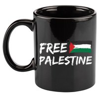 Stand With Palestine Free Palestine 11oz C Handle Ceramic Mug