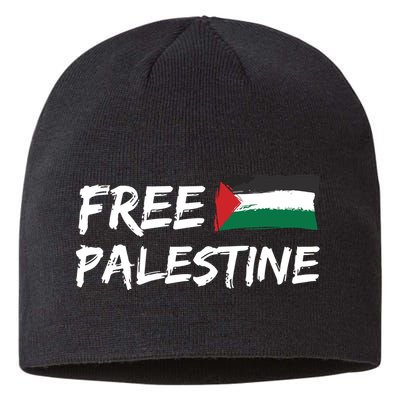 Stand With Palestine Free Palestine Sustainable Beanie