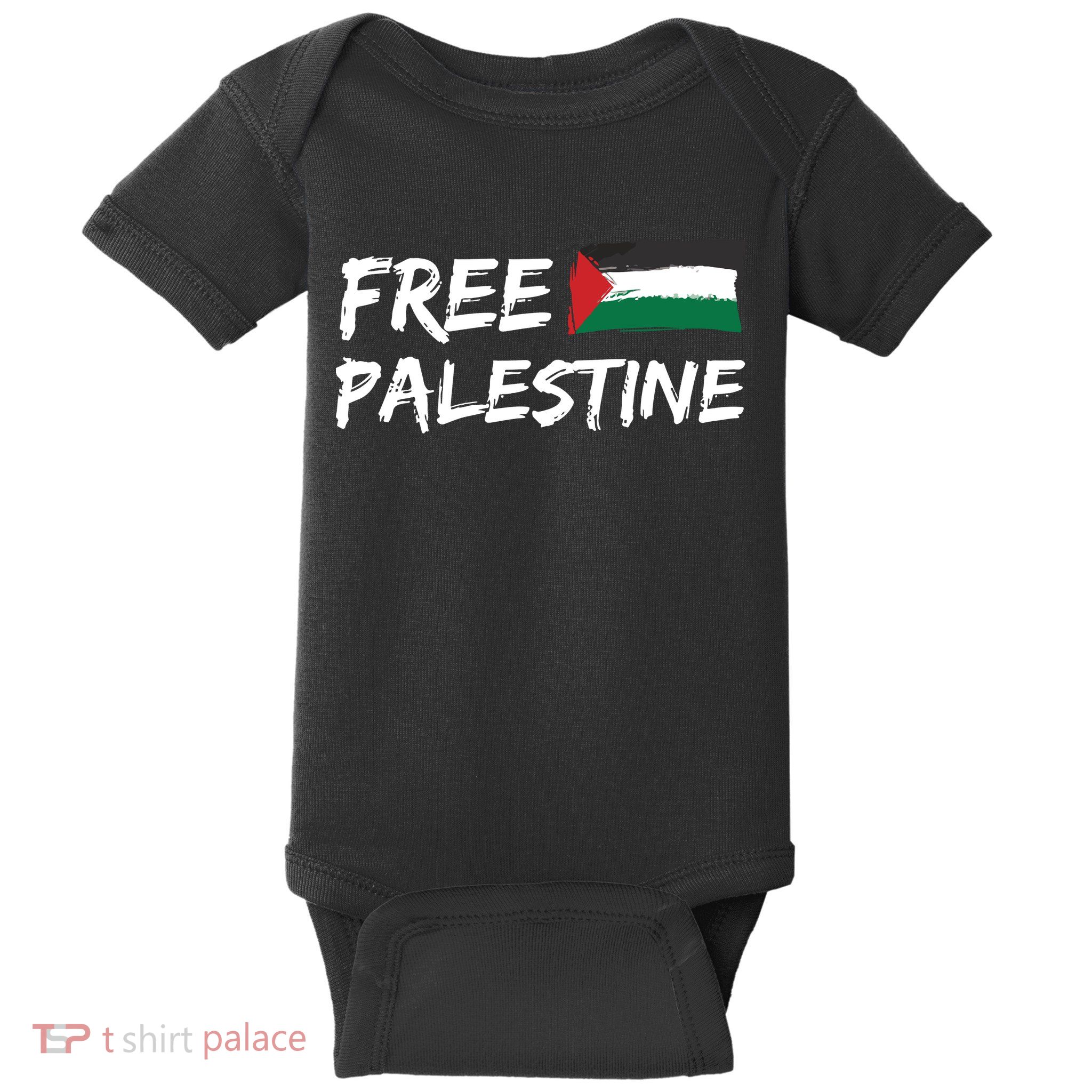 Stand With Palestine Free Palestine Baby Bodysuit