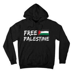 Stand With Palestine Free Palestine Tall Hoodie