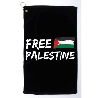 Stand With Palestine Free Palestine Golf Towel