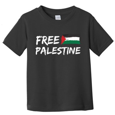 Stand With Palestine Free Palestine Toddler T-Shirt