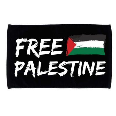 Stand With Palestine Free Palestine Microfiber Hand Towel