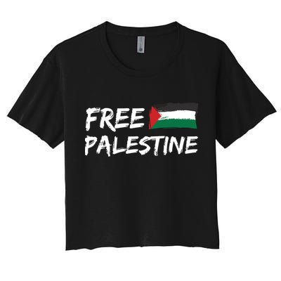 Stand With Palestine Free Palestine Crop Top