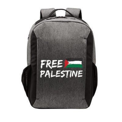 Stand With Palestine Free Palestine Vector Backpack