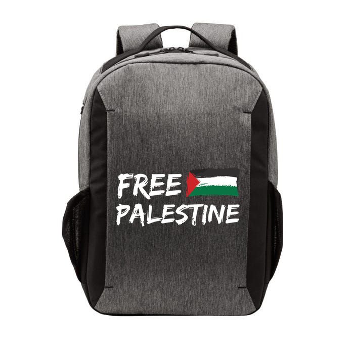 Stand With Palestine Free Palestine Vector Backpack