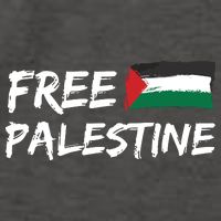 Stand With Palestine Free Palestine Vector Backpack
