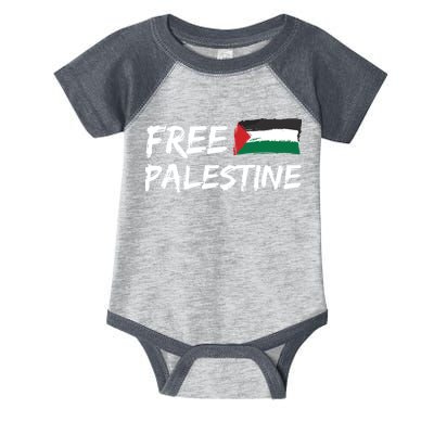 Stand With Palestine Free Palestine Infant Baby Jersey Bodysuit