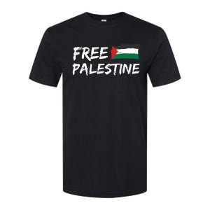 Stand With Palestine Free Palestine Softstyle CVC T-Shirt