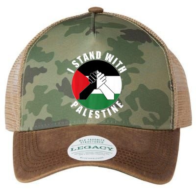 Stand With Palestine Free Palestine End Israeli Occupation Legacy Tie Dye Trucker Hat