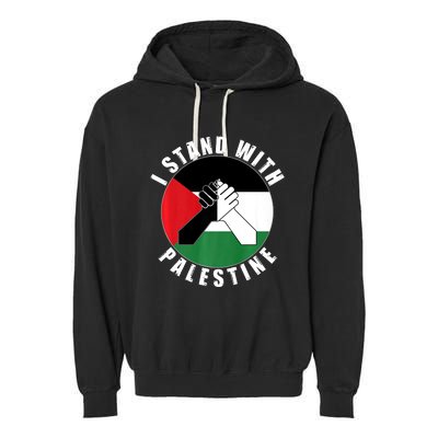 Stand With Palestine Free Palestine End Israeli Occupation Garment-Dyed Fleece Hoodie