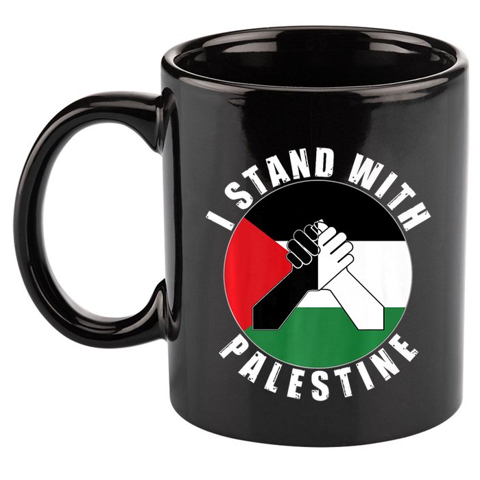 Stand With Palestine Free Palestine End Israeli Occupation 11oz C Handle Ceramic Mug
