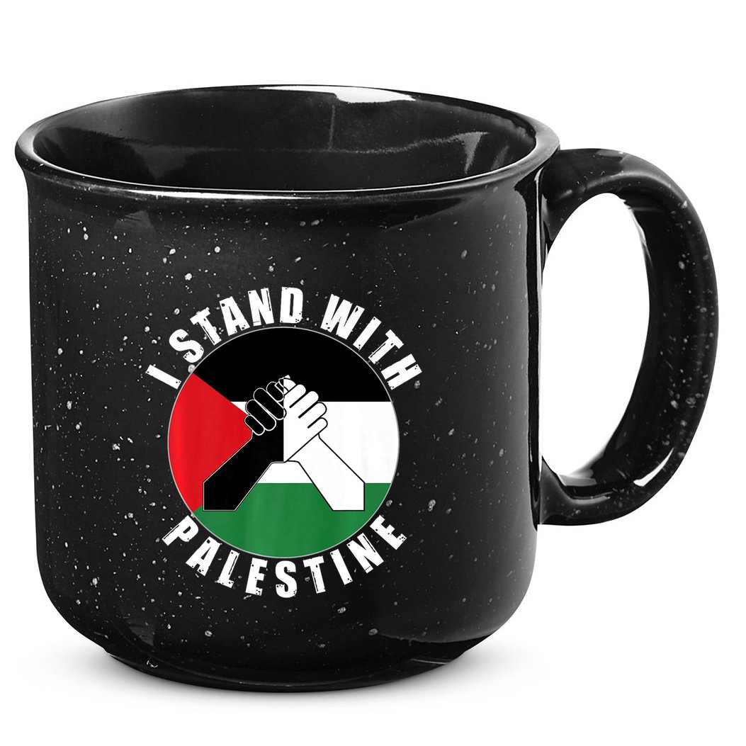 Stand With Palestine Free Palestine End Israeli Occupation 15oz Campfire Ceramic Mug