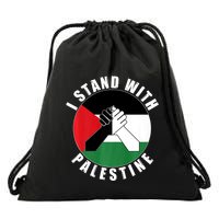 Stand With Palestine Free Palestine End Israeli Occupation Drawstring Bag