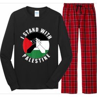 Stand With Palestine Free Palestine End Israeli Occupation Long Sleeve Pajama Set