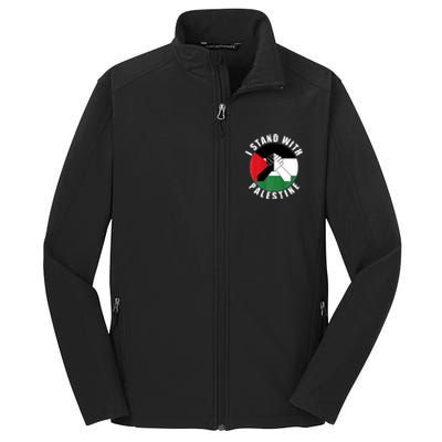 Stand With Palestine Free Palestine End Israeli Occupation Core Soft Shell Jacket