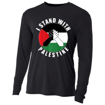 Stand With Palestine Free Palestine End Israeli Occupation Cooling Performance Long Sleeve Crew