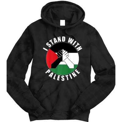 Stand With Palestine Free Palestine End Israeli Occupation Tie Dye Hoodie