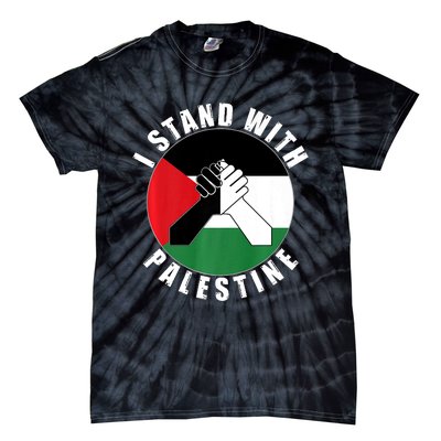 Stand With Palestine Free Palestine End Israeli Occupation Tie-Dye T-Shirt