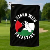 Stand With Palestine Free Palestine End Israeli Occupation Golf Towel