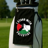 Stand With Palestine Free Palestine End Israeli Occupation Golf Towel