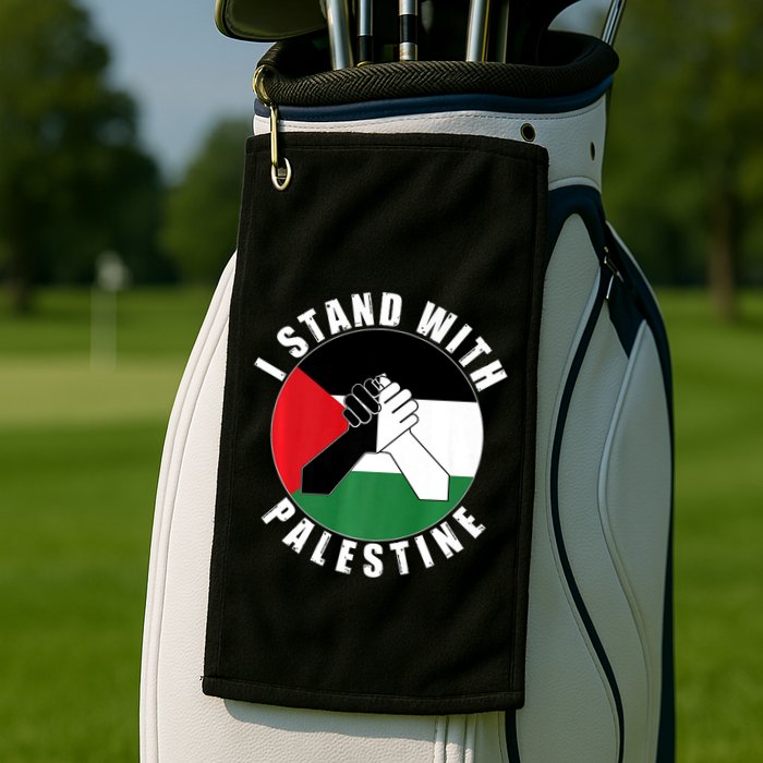 Stand With Palestine Free Palestine End Israeli Occupation Golf Towel