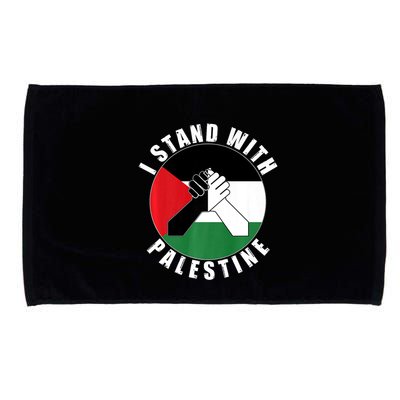 Stand With Palestine Free Palestine End Israeli Occupation Microfiber Hand Towel