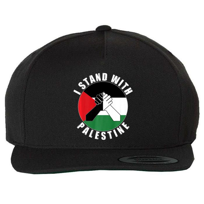 Stand With Palestine Free Palestine End Israeli Occupation Wool Snapback Cap