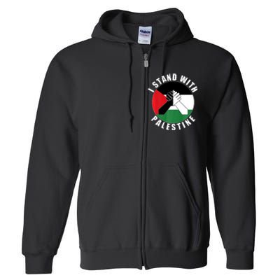 Stand With Palestine Free Palestine End Israeli Occupation Full Zip Hoodie