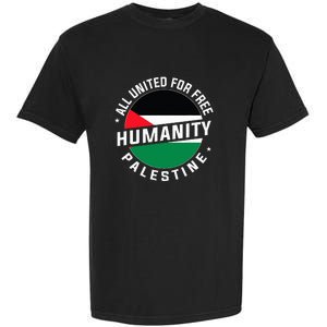 Stand With Palestine Free Palestine Peace Love Flag Garment-Dyed Heavyweight T-Shirt