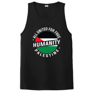 Stand With Palestine Free Palestine Peace Love Flag PosiCharge Competitor Tank