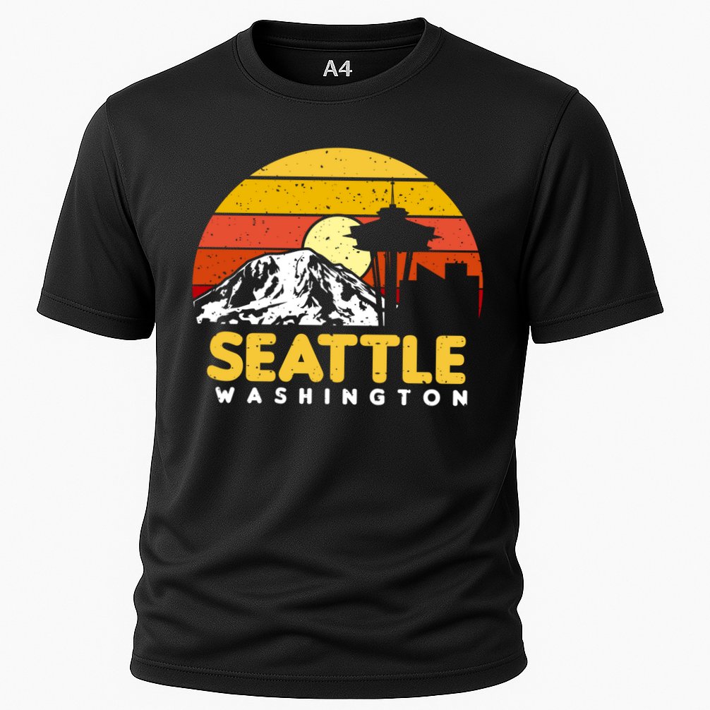Seattle Washington Pnw Vacation Souvenir Gift Great Gift Cooling Performance Crew T-Shirt