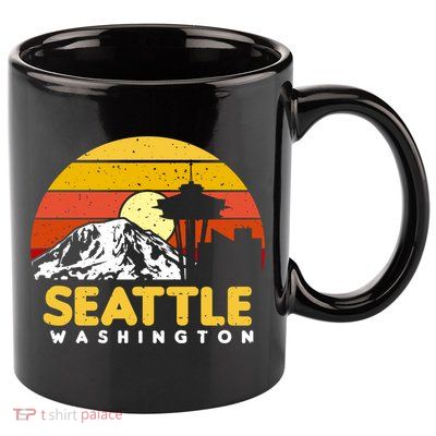 Seattle Washington Pnw Vacation Souvenir Gift Great Gift 11oz C Handle Ceramic Mug