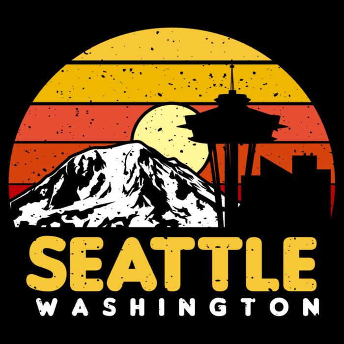 Seattle Washington Pnw Vacation Souvenir Gift Great Gift Youth Performance Sprint T-Shirt