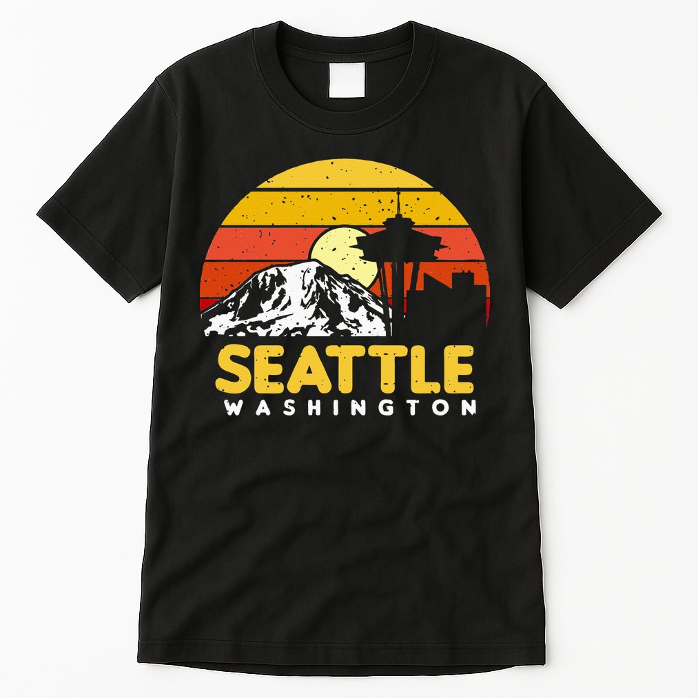 Seattle Washington PNW Vacation Souvenir Gift Tall T-Shirt