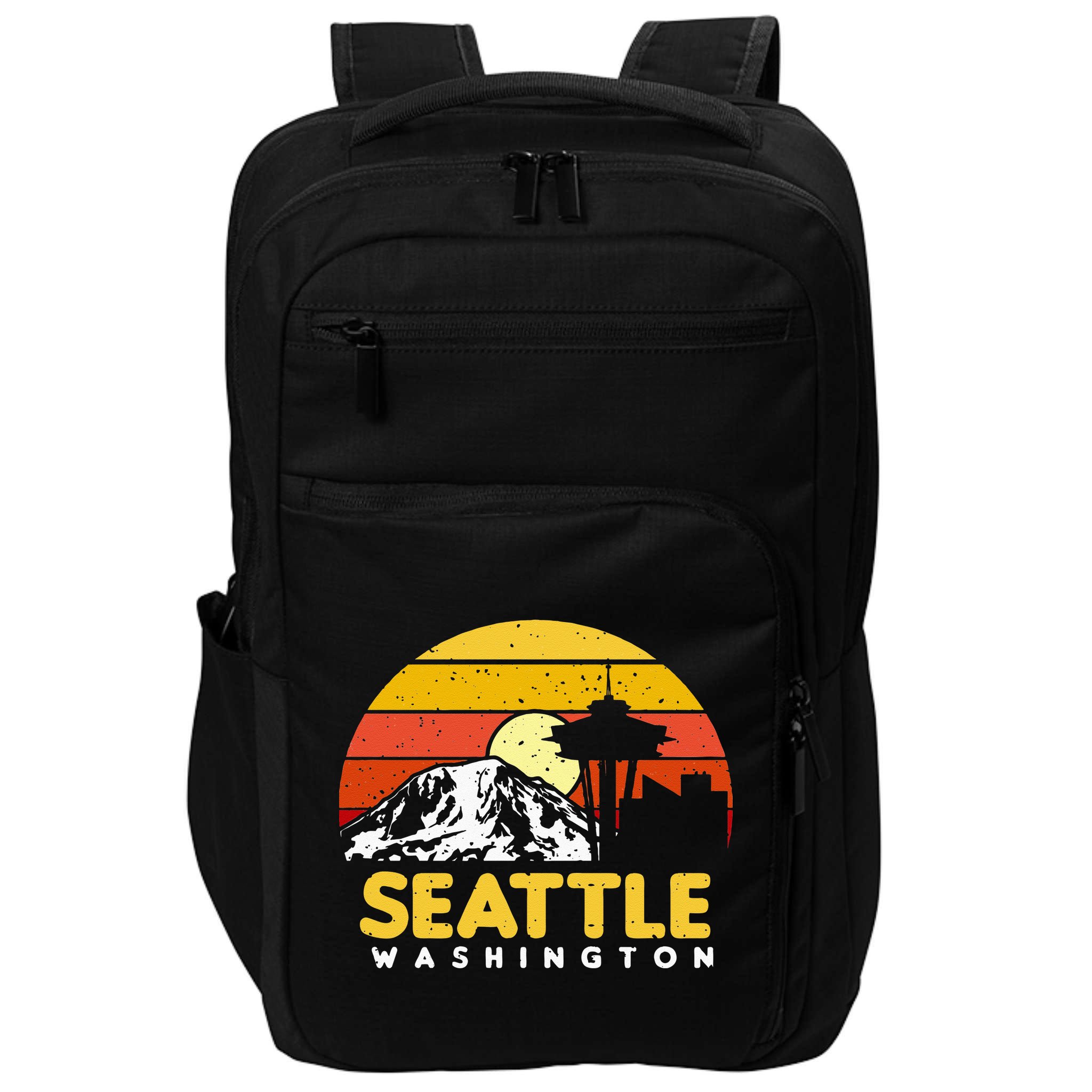Seattle Washington PNW Vacation Souvenir Gift Impact Tech Backpack