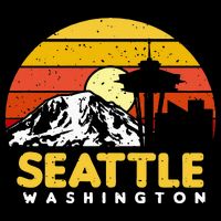 Seattle Washington PNW Vacation Souvenir Gift Impact Tech Backpack
