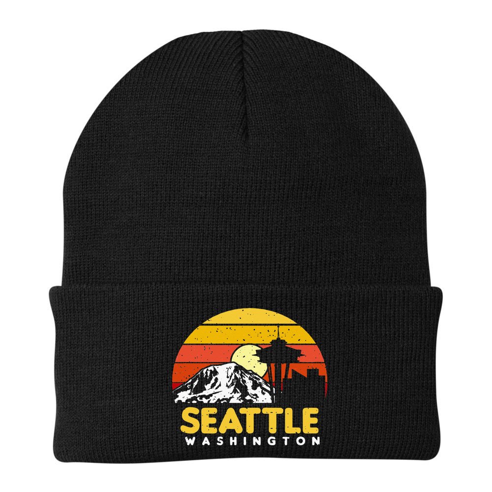 Seattle Washington PNW Vacation Souvenir Gift Beanie