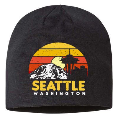 Seattle Washington PNW Vacation Souvenir Gift Sustainable Beanie