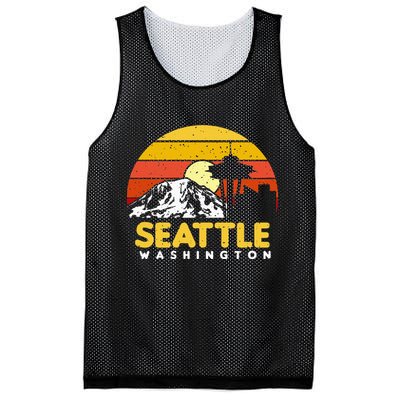 Seattle Washington PNW Vacation Souvenir Gift Mesh Reversible Basketball Jersey Tank