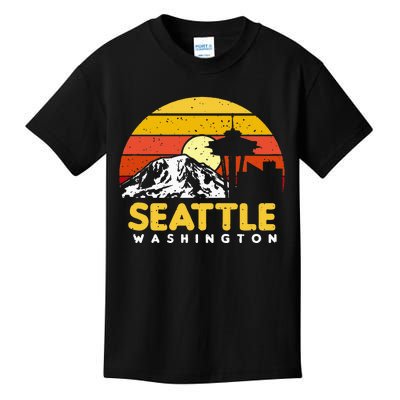 Seattle Washington PNW Vacation Souvenir Gift Kids T-Shirt