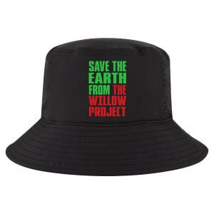 Stop Willow Project, save the earth from the Willow Project Cool Comfort Performance Bucket Hat