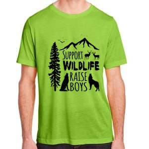 Support Wildlife Raise Cool Gift For Mom And Dad Adult ChromaSoft Performance T-Shirt